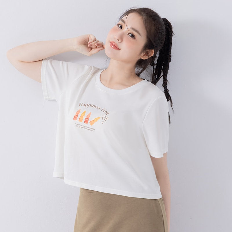 Retro Cola Gummy Plus Size Print Tee