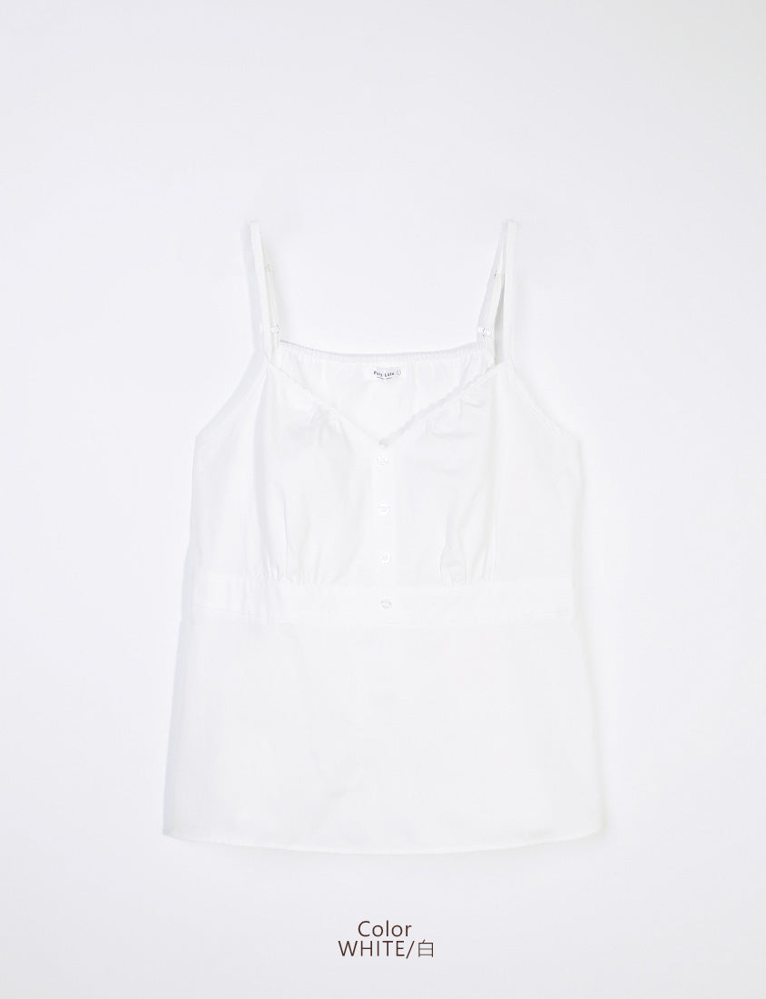 Lace V-Neck Adjustable Waist Plus Size Tank Top