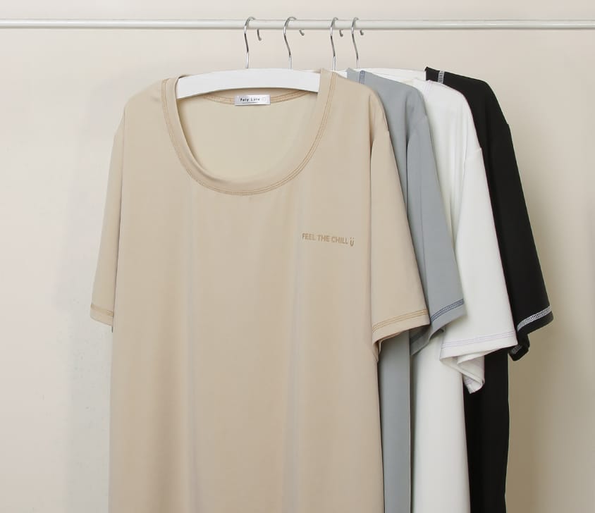 COOL PRO+ Color-Block Plus Size Print Tee