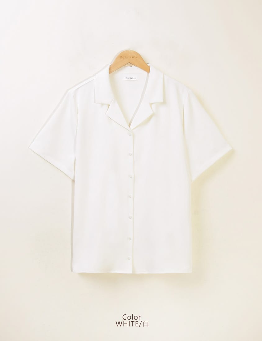 MISS. Silky Cool Oversize Cuban Collar Plus Size Shirt (Unisex)