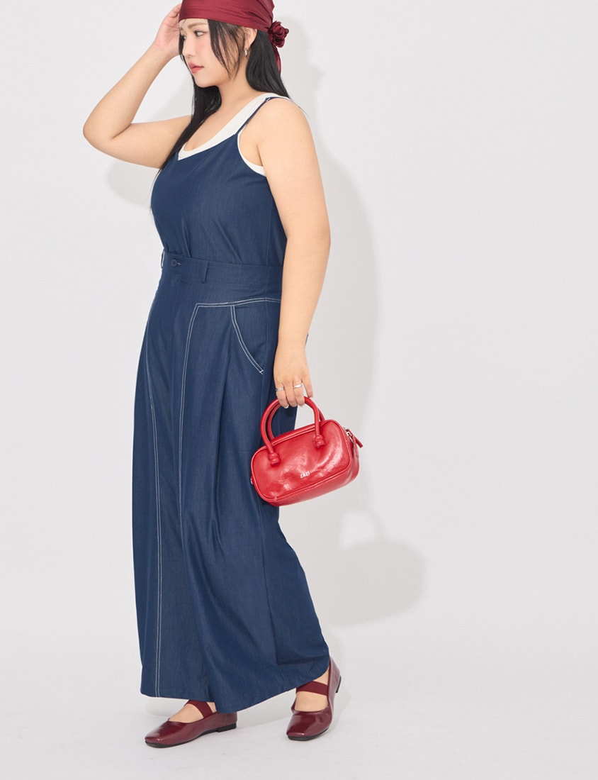 MORE U COOL PRO+ Silky Denim-Look Plus Size Vest