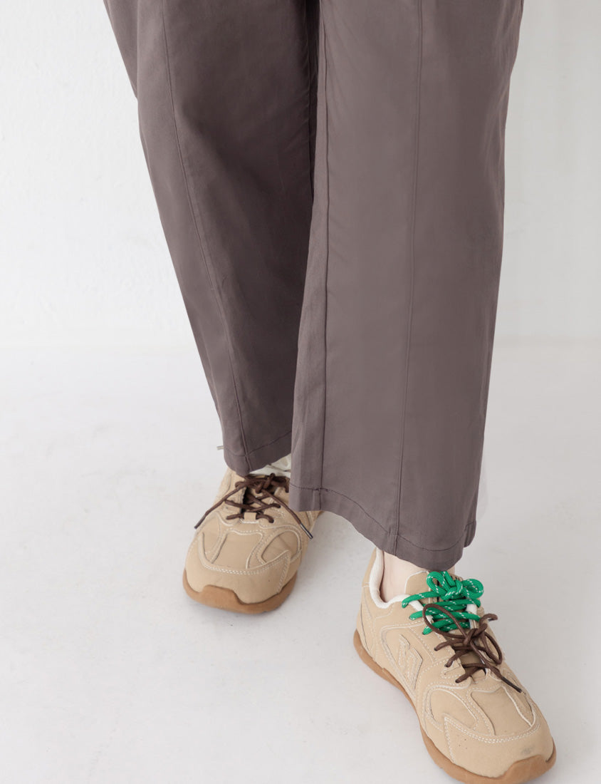 Utility Side-Tie Big Pocket Plus Size Boyfriend Pants