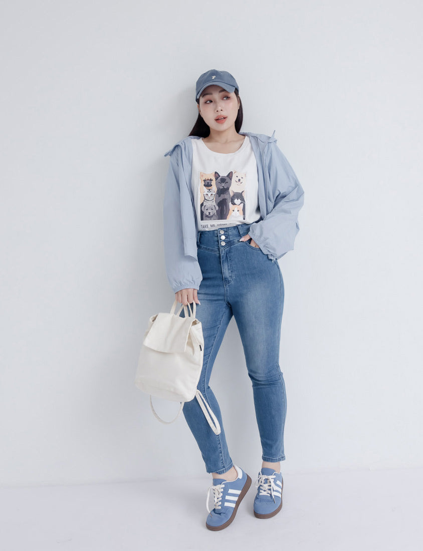 UV PRO+ Lightweight Functional Cropped Utility Plus Size Jacket