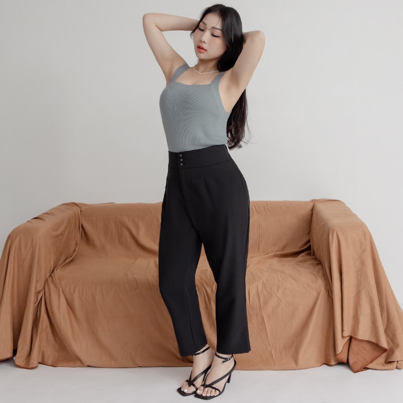 MISS. Pear-Shaped Body Friendly High Waist Plus Size Trousers