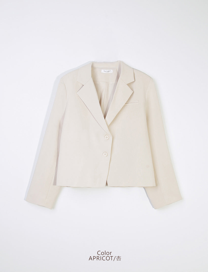 MISS. Elegant Plus Size Long Sleeve Blazer