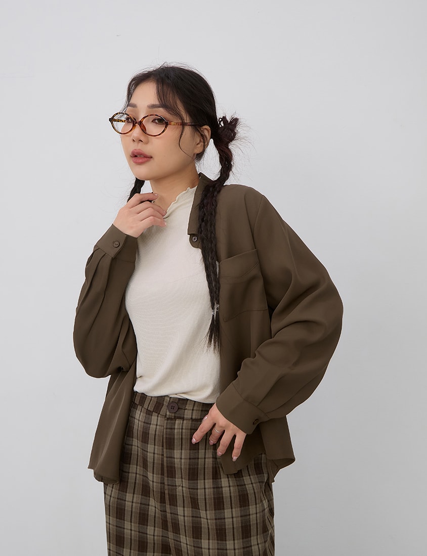 Versatile Wrinkle-Resistant Oversized Plus Size Long Sleeve Shirt (Unisex)