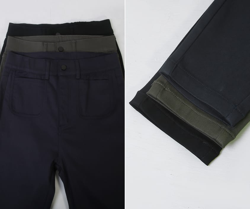 Tummy-Flattering Plus Size Slimming Pants (Single Button)