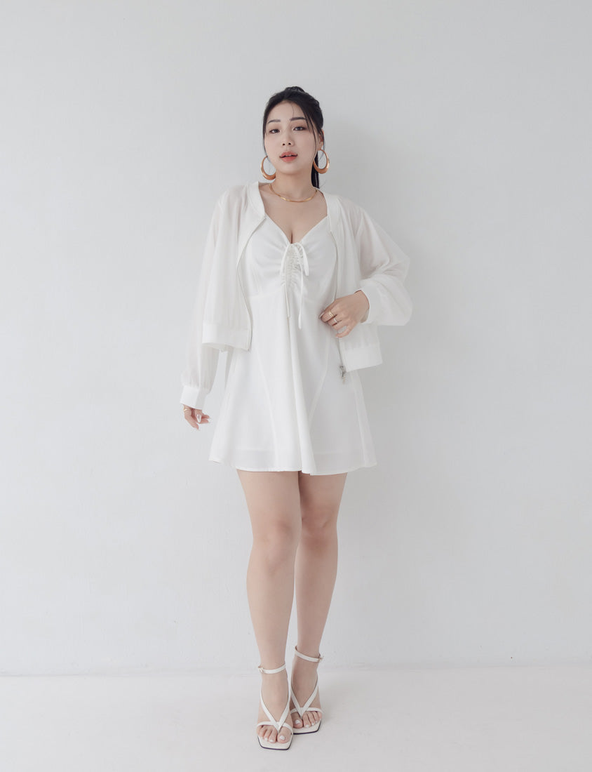 MUA! Adjustable Drawstring Sexy Plus Size Cami Dress