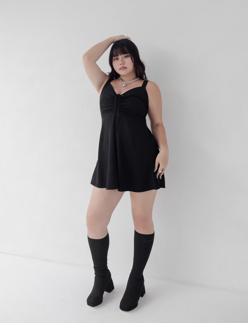 MUA! Adjustable Drawstring Sexy Plus Size Cami Dress