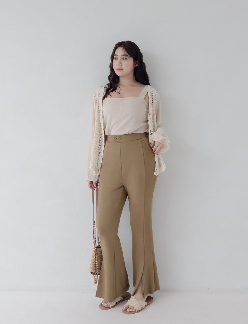 COOL PRO+ Space Cotton Plus Size Slimming Pants (Longline)