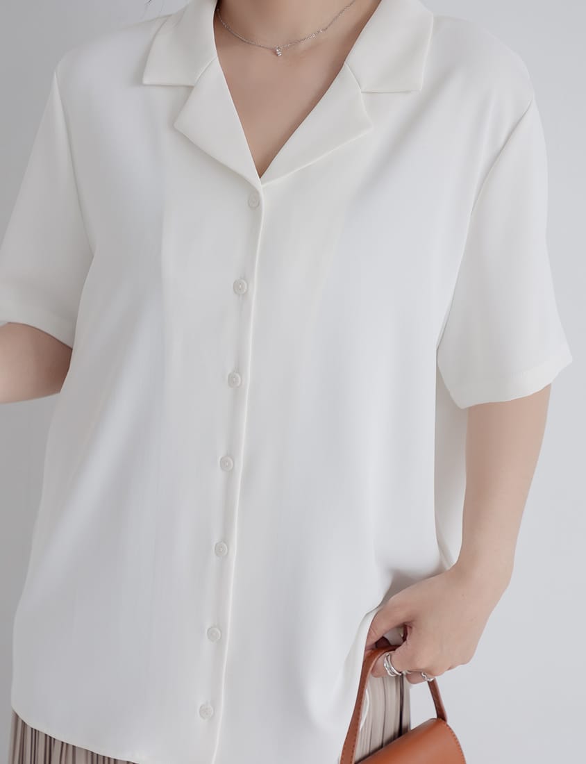 MISS. Silky Cool Oversize Cuban Collar Plus Size Shirt (Unisex)