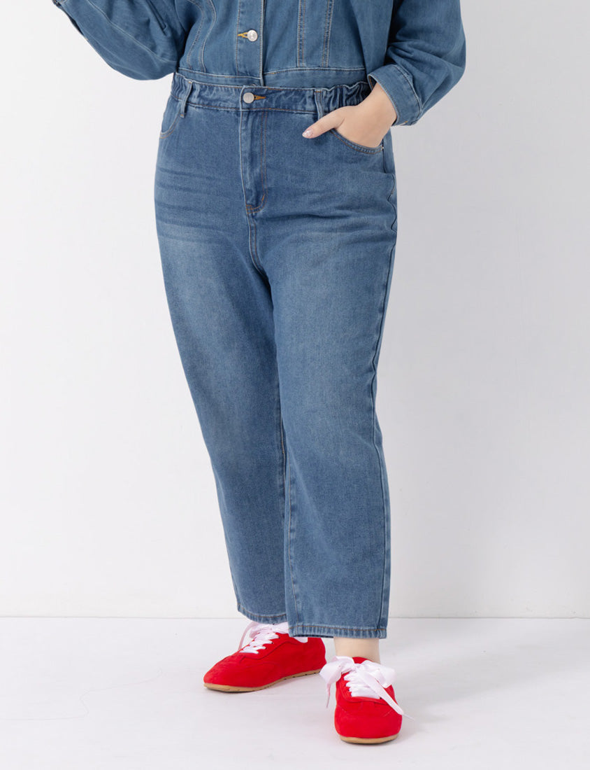 Apple-Shaped Friendly! Perfect Fit Plus Size Boyfriend Jeans