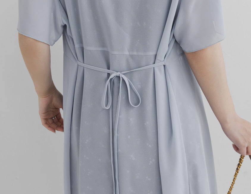 Sheer Vacation-Style Plus Size Long Cover-Ups (with Waist Tie)