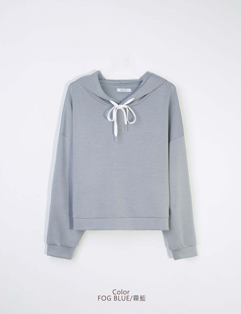 Cloud Cotton Multi-Color Cropped Plus Size Hoodie