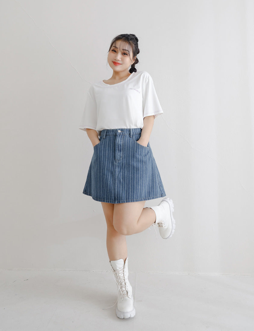 COOL PRO+ Color-Block Plus Size Print Tee