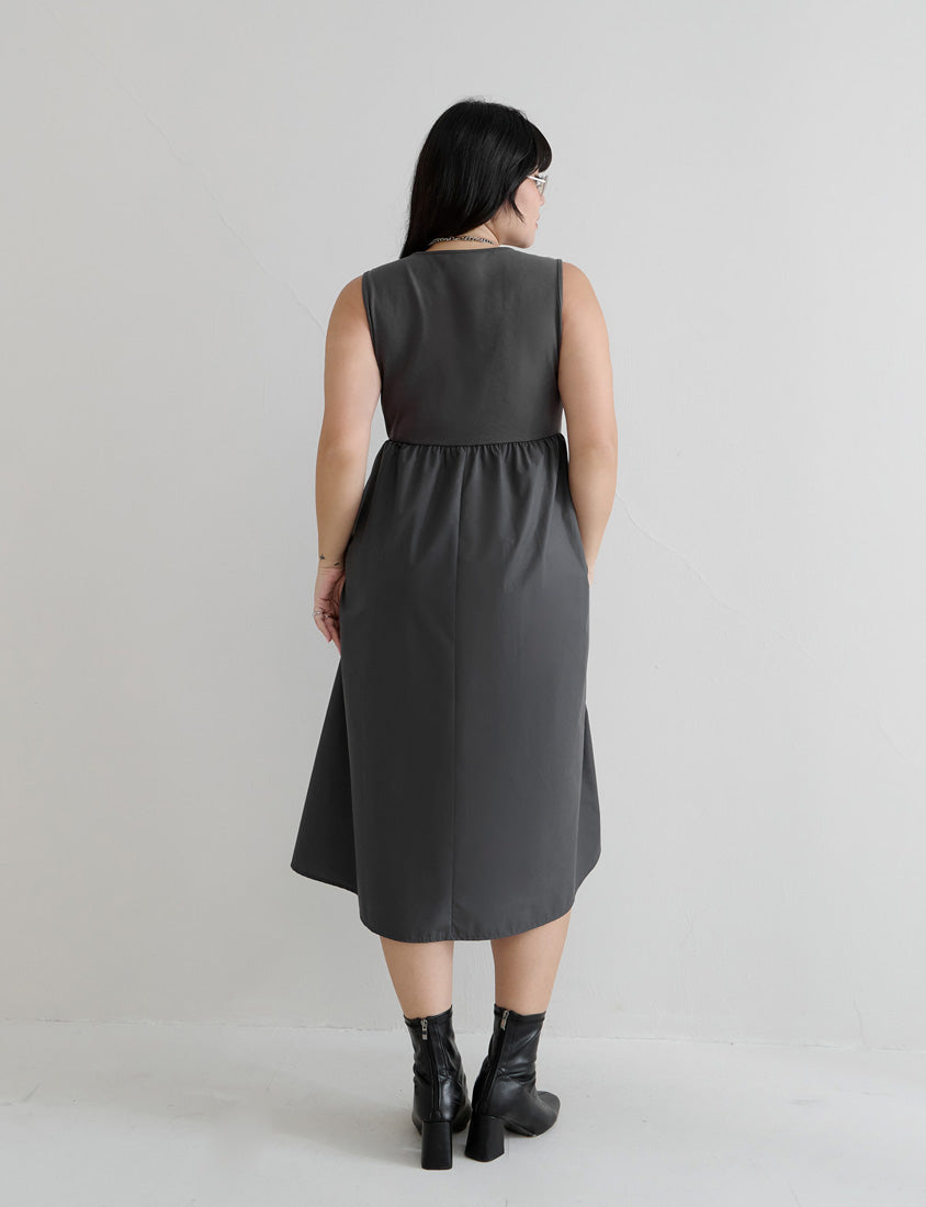 MUA! Hot Front Cut-Out Plus Size Tank Dress