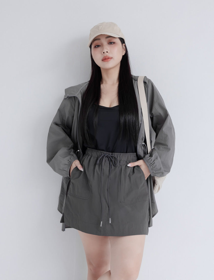 UV PRO+ Lightweight Functional Longline Utility Plus Size Jacket