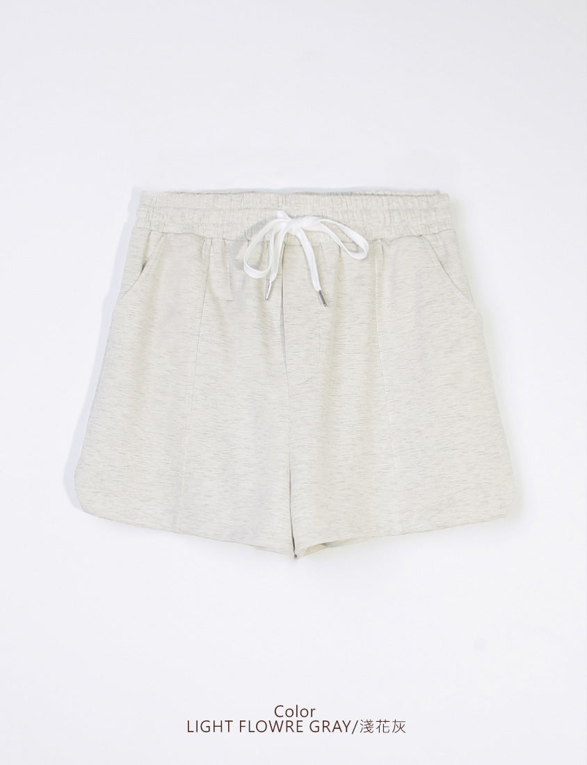 Cloud Cotton Elastic Drawstring Casual Plus Size Shorts