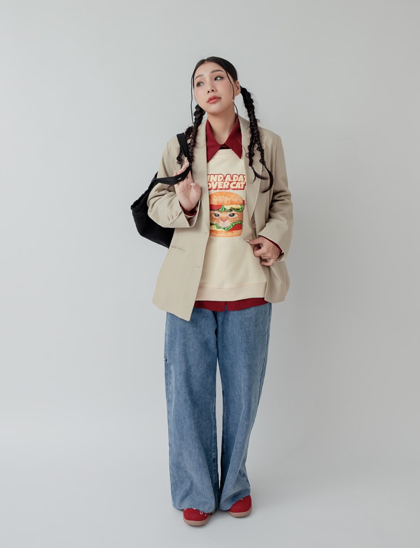 Minimal Versatile Plus Size Tailored Blazer