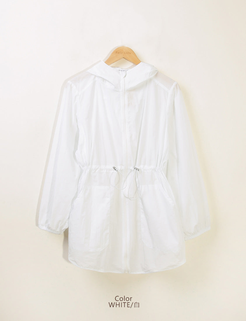 UV PRO+ Lightweight Functional Longline Utility Plus Size Jacket