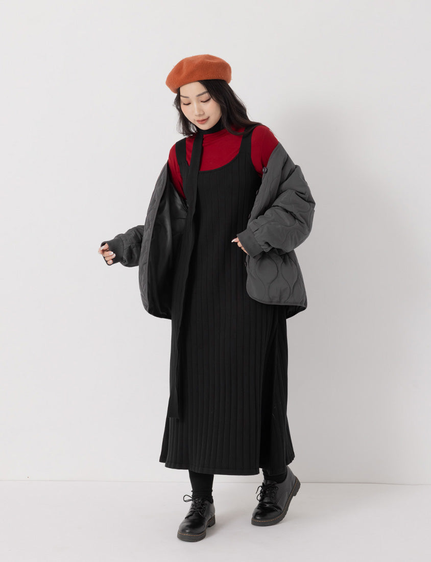 Japanese Style Water-Repellent 2-Way Padded Plus Size Coat