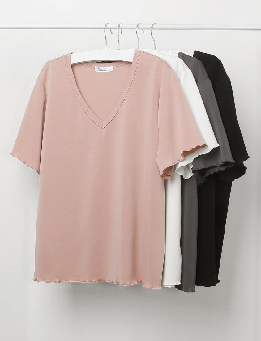 COOL PRO+ Space Cotton V-Neck Plus Size Tee