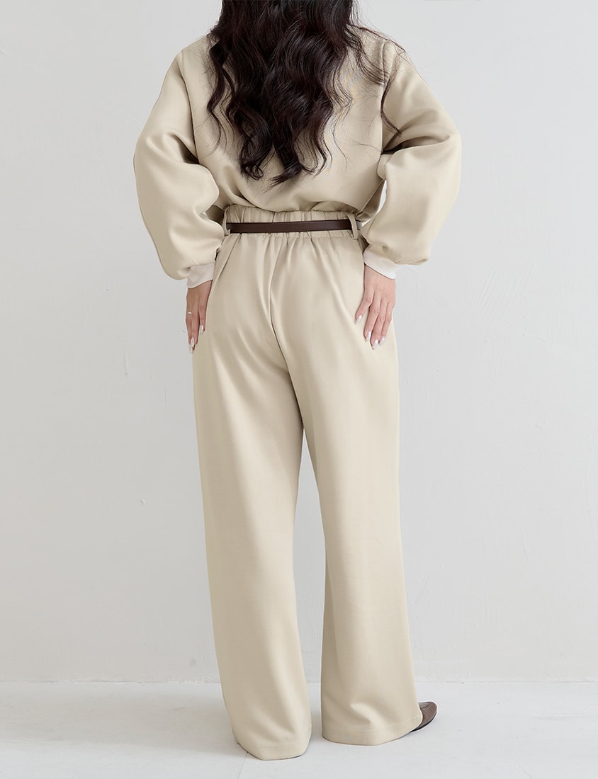 Slimming Cloud Cotton High Waist Plus Size Wide Leg Pants