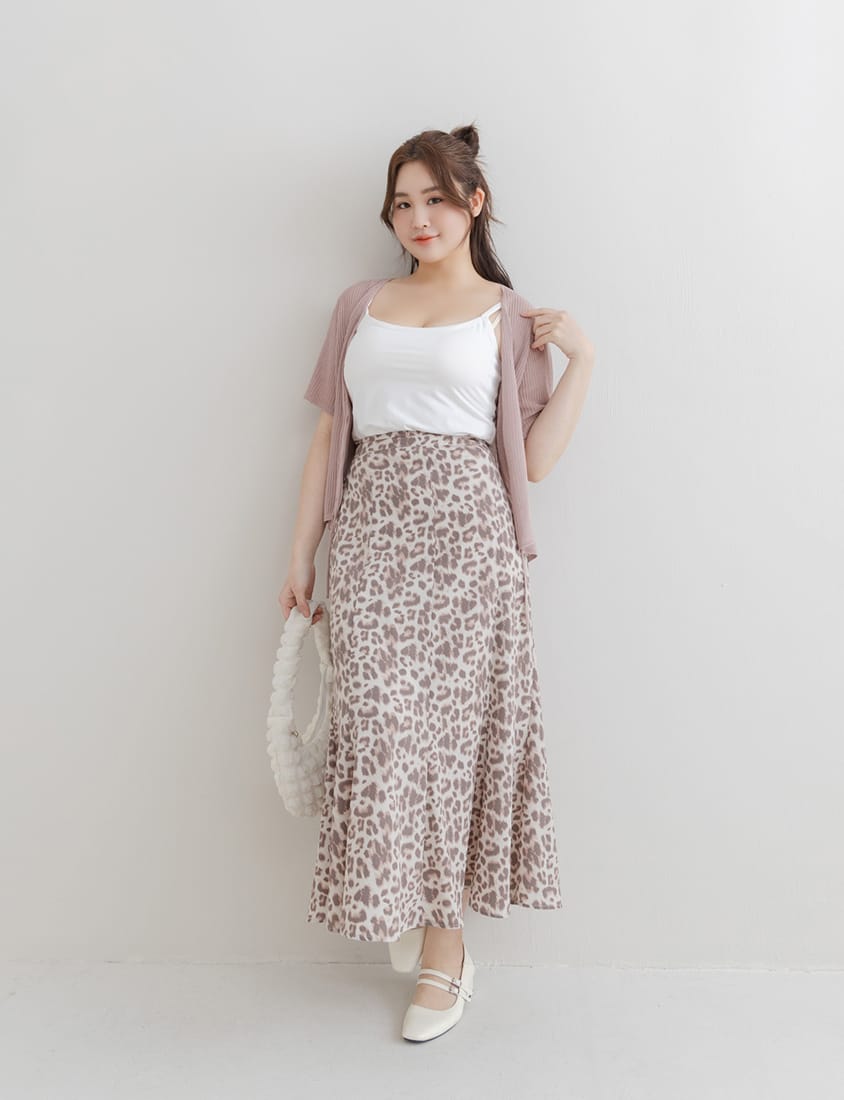 Front Tie Sheer Hollow Plus Size Knit Cardigan