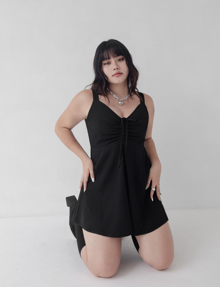 MUA! Adjustable Drawstring Sexy Plus Size Cami Dress