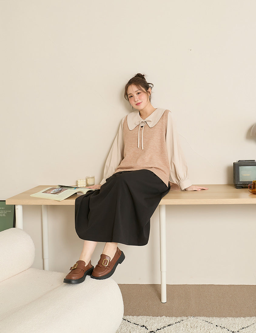 Adjustable Crinkled Utility Pockets Plus Size Cami Dress