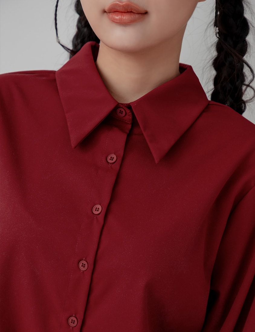 Multi-Color Drop Shoulder Plus Size Boyfriend Oversize Shirt (Unisex)