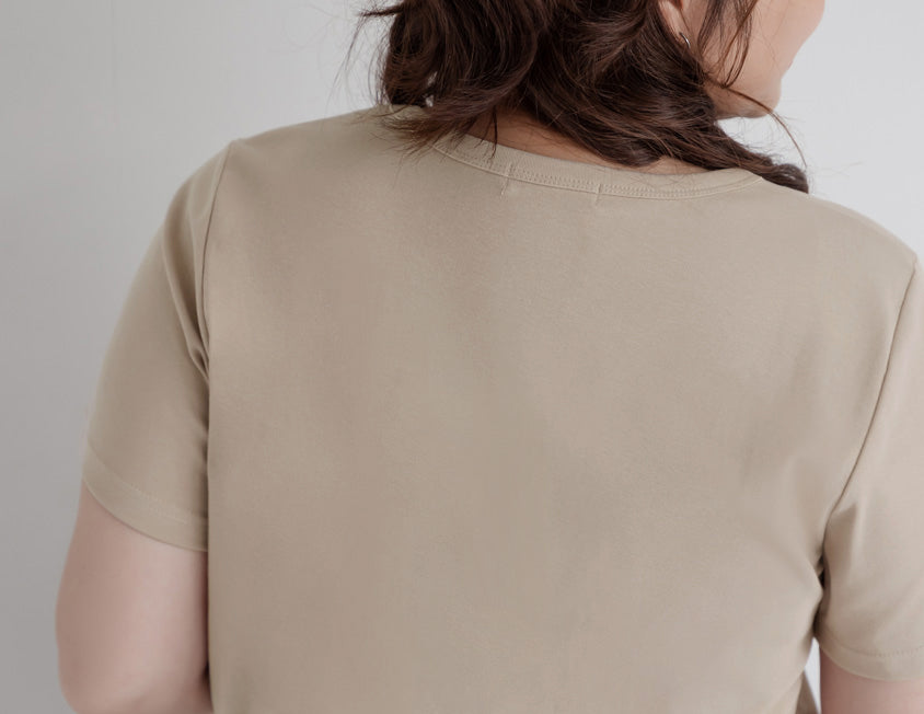 V-Neck Multicolor Plus Size Comfy Slim Tee