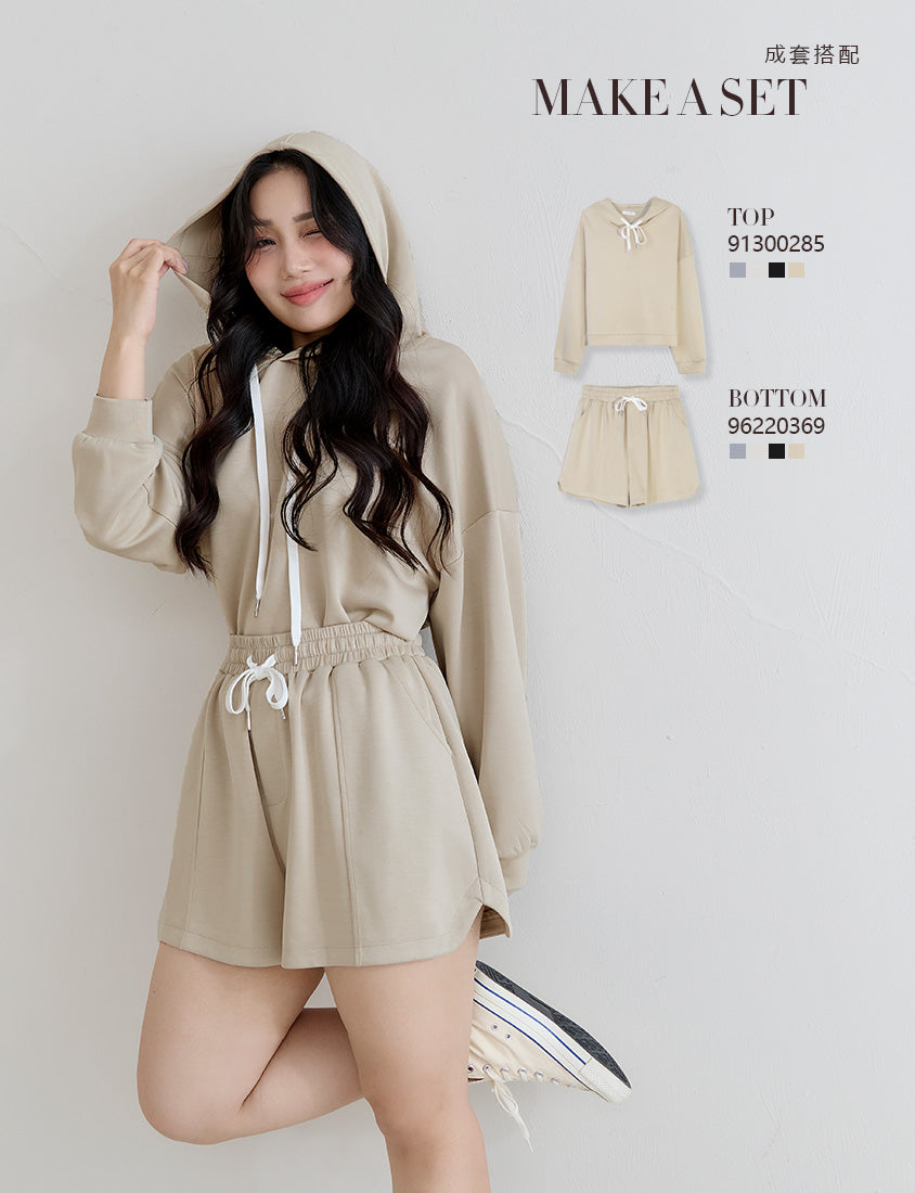 Cloud Cotton Elastic Drawstring Casual Plus Size Shorts