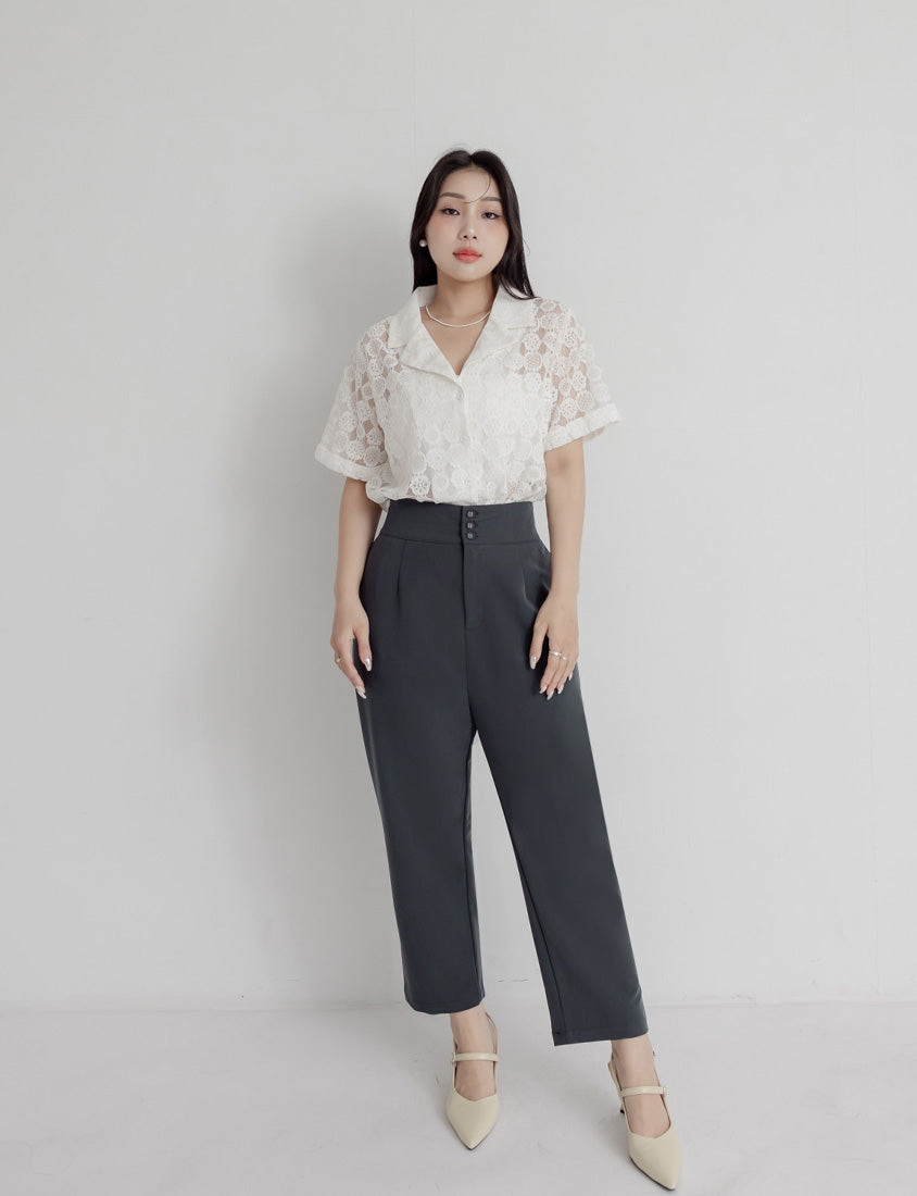 MISS. Pear-Shaped Body Friendly High Waist Plus Size Trousers