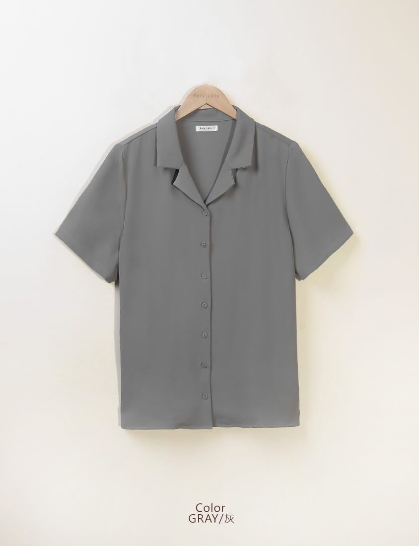 MISS. Silky Cool Oversize Cuban Collar Plus Size Shirt (Unisex)