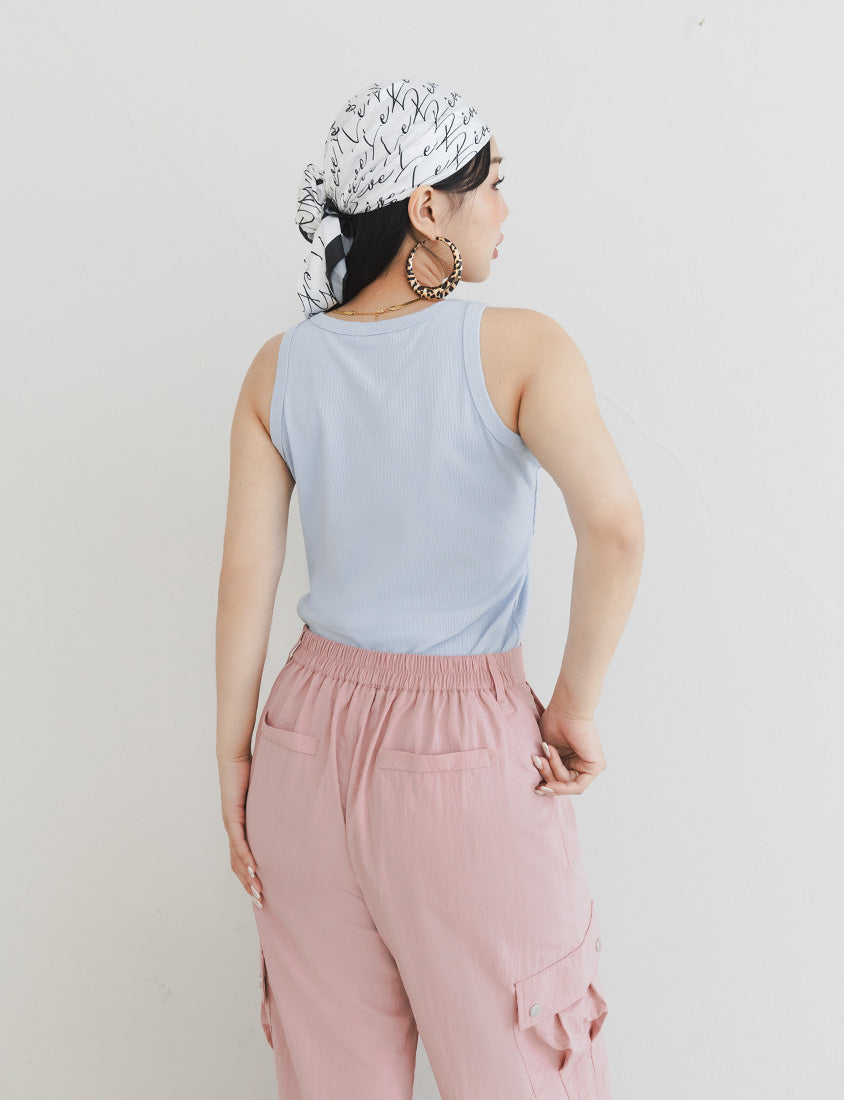 MUA! Summer Essential U-Neck Cut Out Plus Size Tank