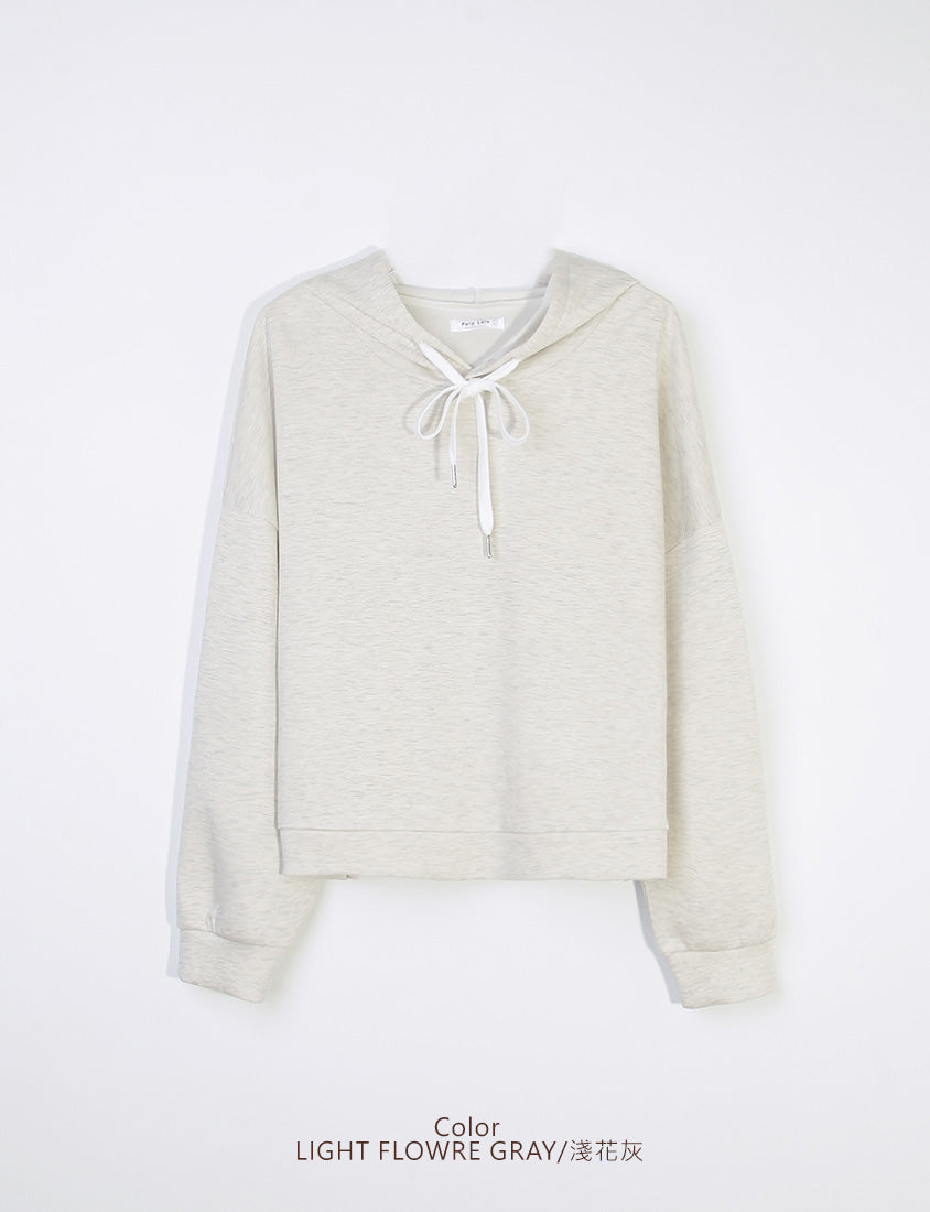 Cloud Cotton Multi-Color Cropped Plus Size Hoodie