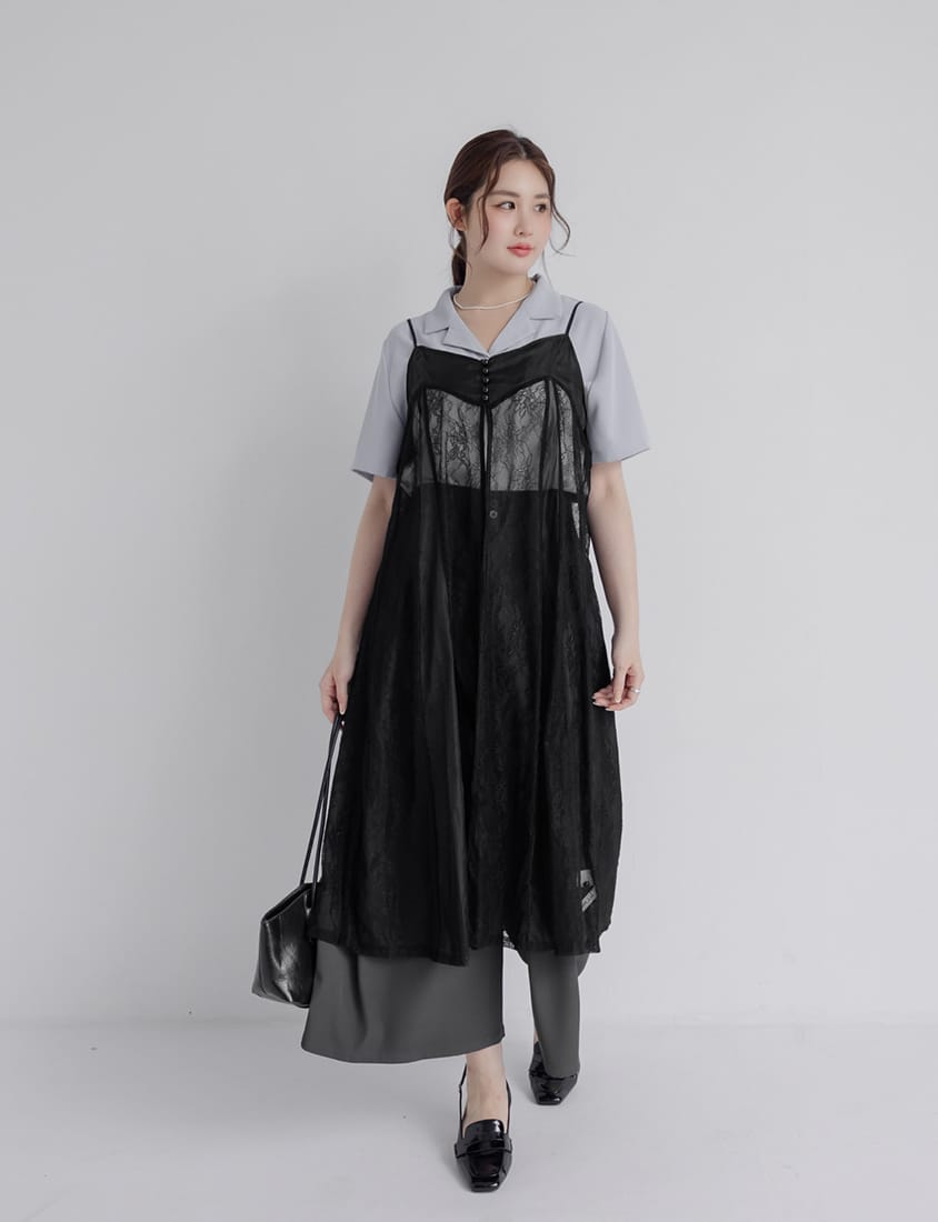 MISS. High Waist Pleated Tummy Flattering Plus Size Tailored Pants