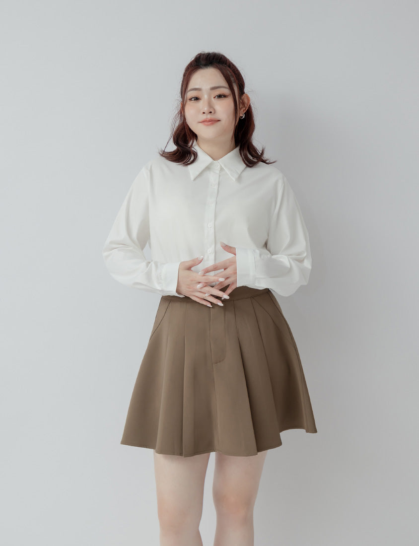 Multi-Color Drop Shoulder Plus Size Boyfriend Oversize Shirt (Unisex)