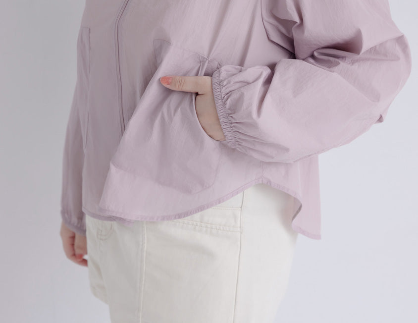 UV PRO+ Lightweight Functional Cropped Utility Plus Size Jacket
