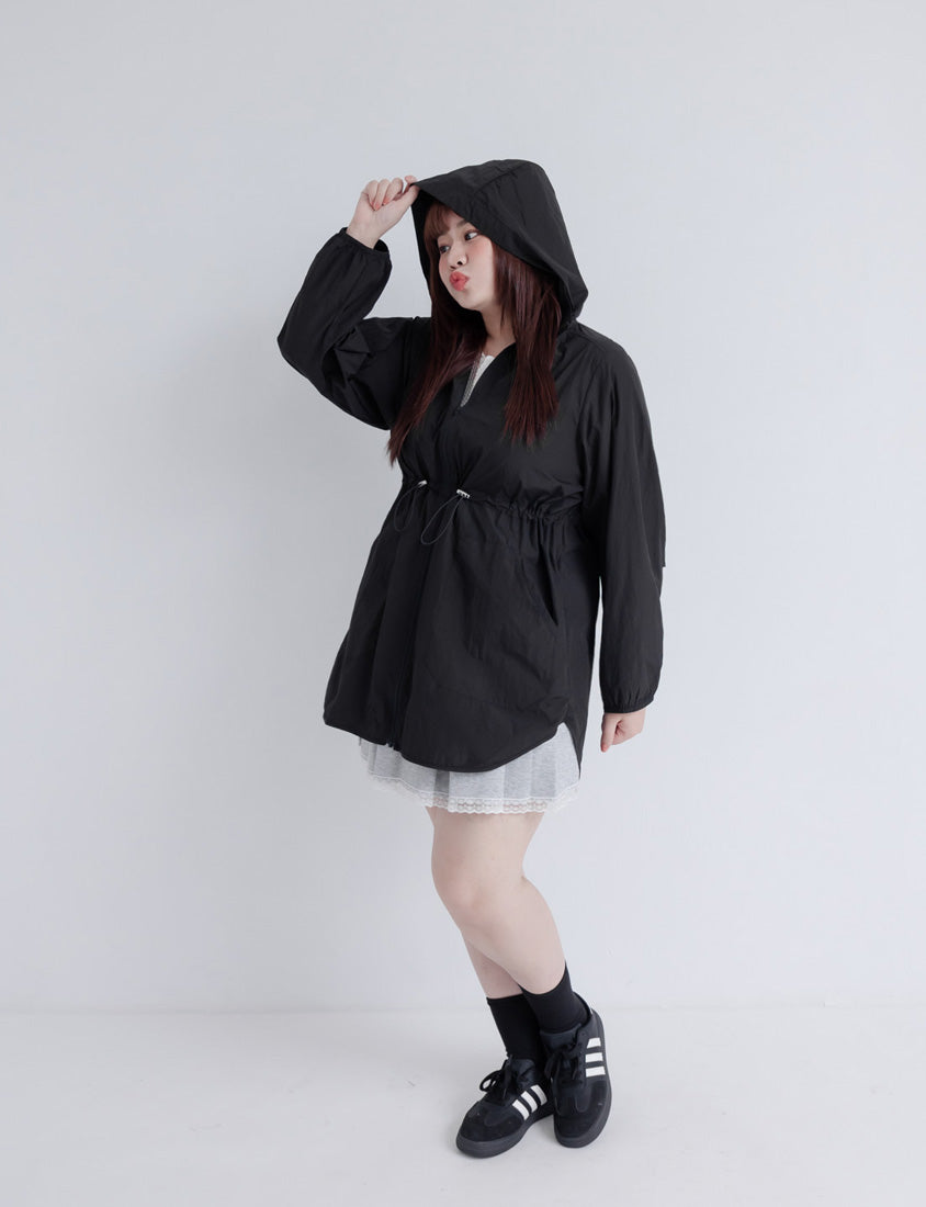 UV PRO+ Lightweight Functional Longline Utility Plus Size Jacket