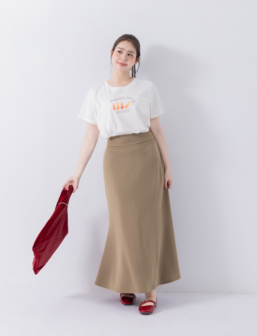 COOL PRO+ Slimming Mermaid Plus Size Maxi Skirt