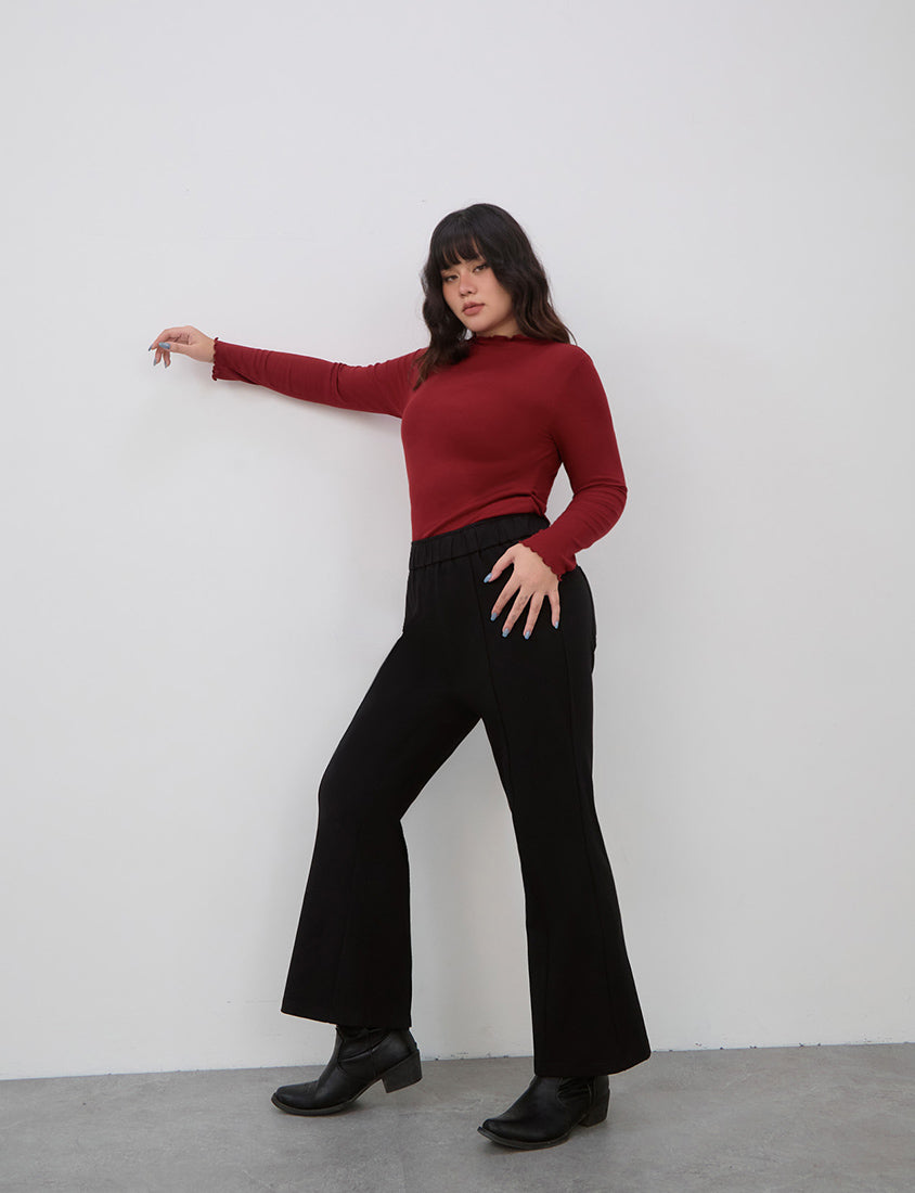 Crowds' Favorite Ultra-Stretch Leg-lengthening Roman Plus Size Flared Pants