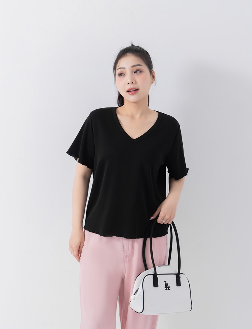 COOL PRO+ Space Cotton V-Neck Plus Size Tee