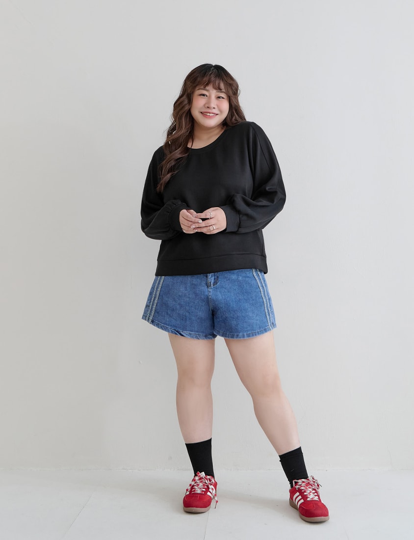 Cloud Cotton Multi-Color Plus Size Oversized Sweater
