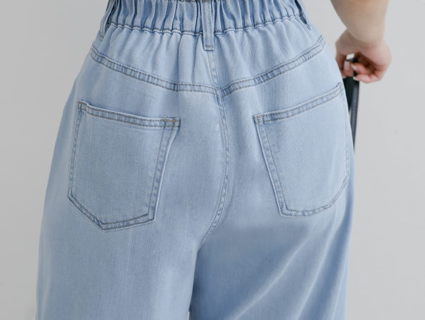 Pear-Shaped Friendly! Seamed Plus Size Wide Leg Jeans