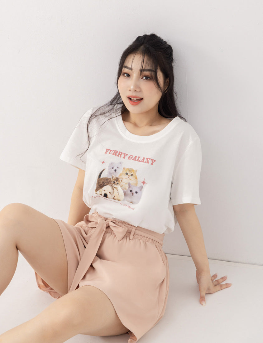 Adorable Pets Planet Plus Size Graphic Tee