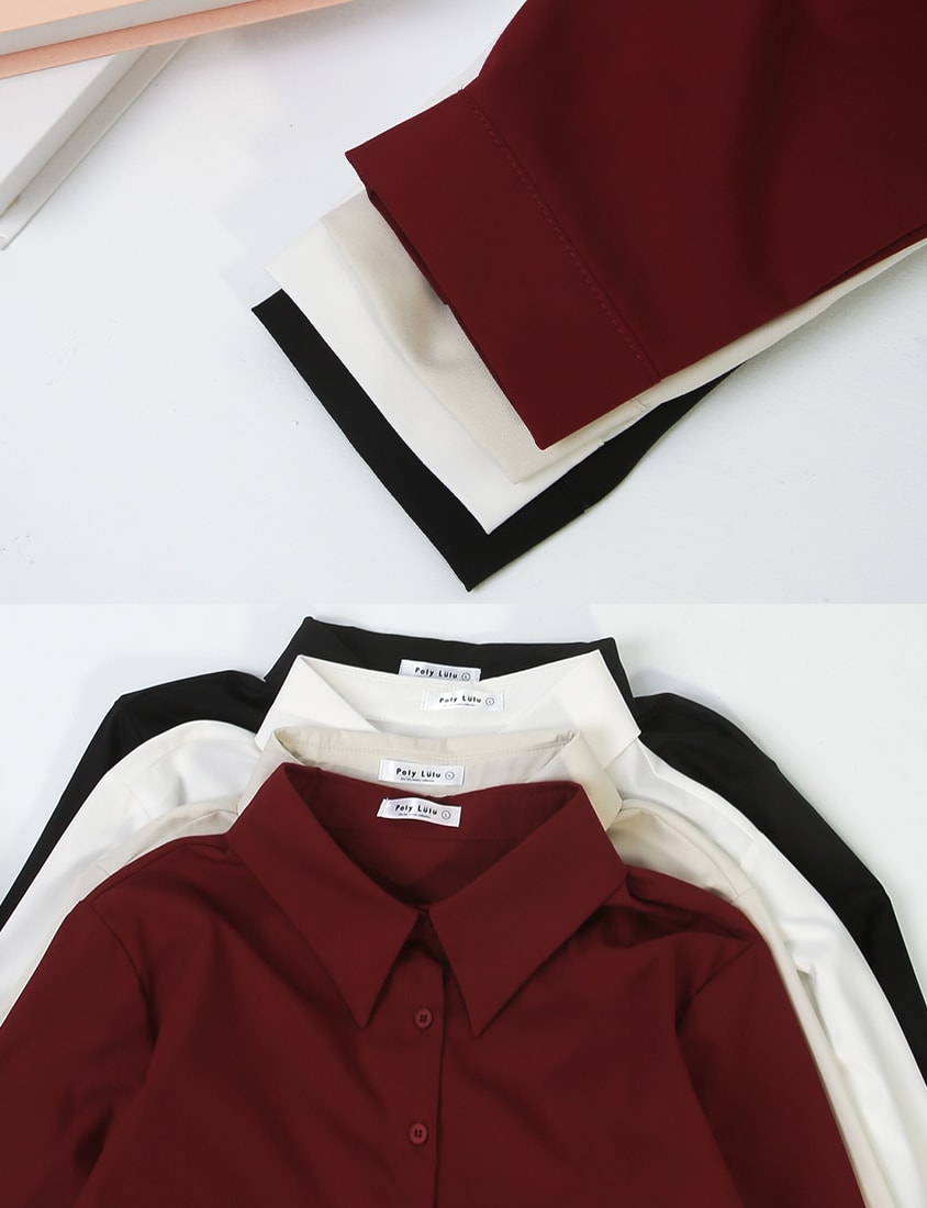 Multi-Color Drop Shoulder Plus Size Boyfriend Oversize Shirt (Unisex)