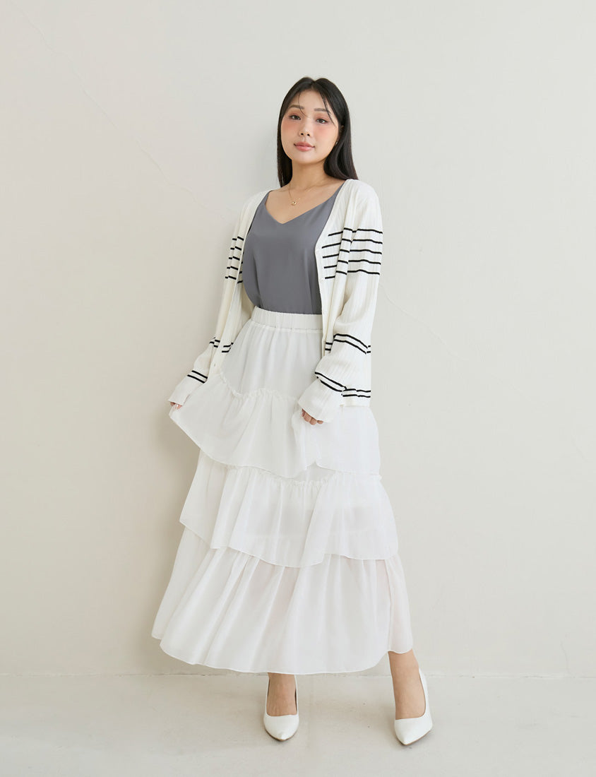 MISS. Two Way Reversible Matte Chiffon Plus Size Tank Top