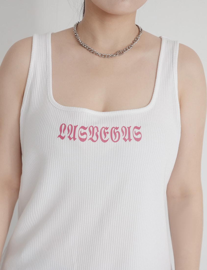MUA! LAS VEGAS Ribbed Plus Size Tank Top